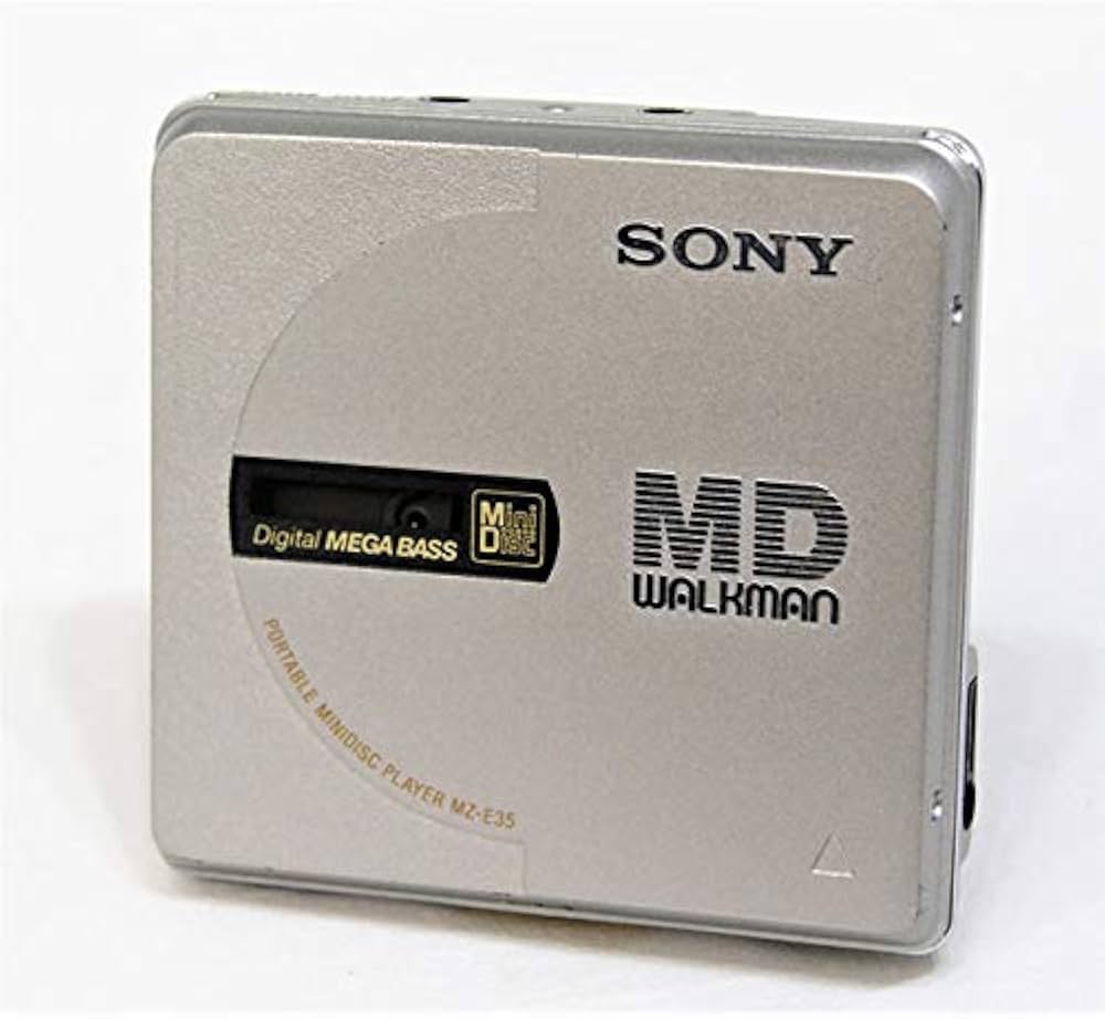 美品 ソニー MZ-E35-S ポータブルMDプレーヤー MDウォークマン Amazon | SONY ソニー MZ-E35-S シルバー ポータブルMD