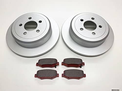 2 disques de frein arrière et plaquettes Jeep Liberty KK 2008-2012