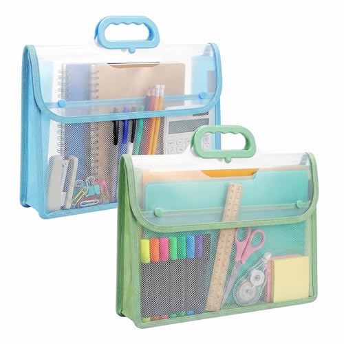 Porte-documents transparents A4 et mallette rigide pour fournitures de bureau