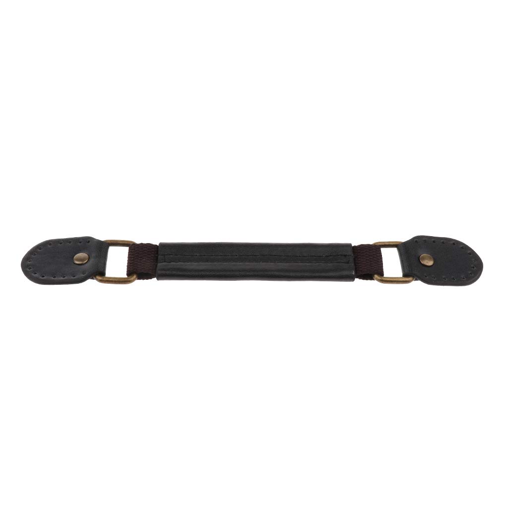Poignée De Valise En Cuir Et Métal - Lot De 2 - Noir - Neuve (sourcingmap)