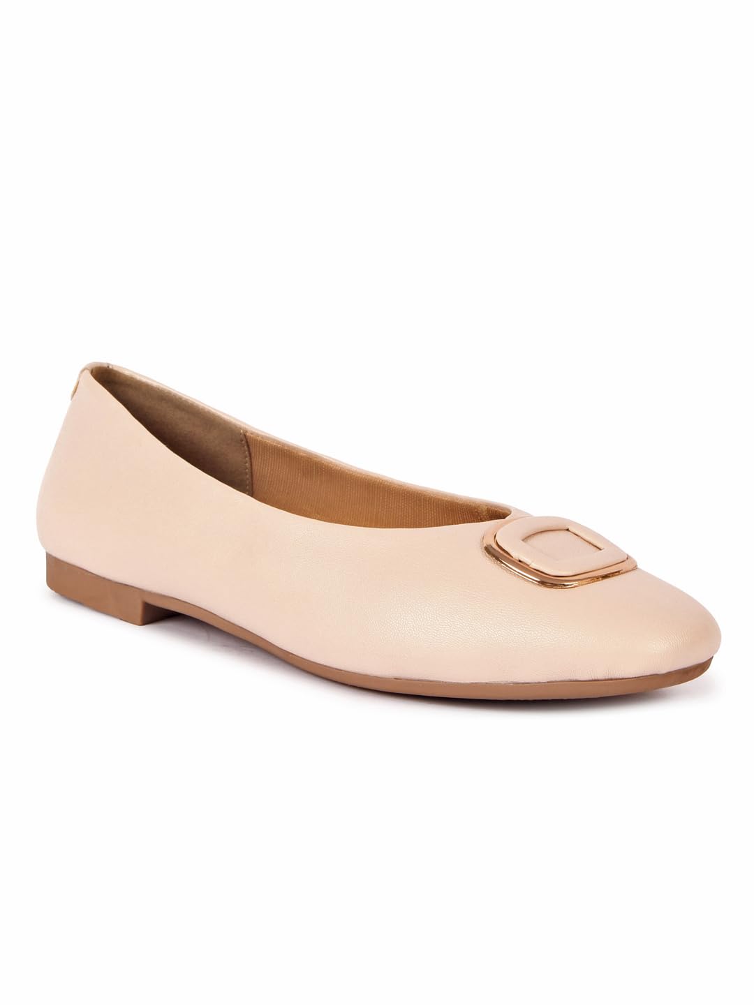 Women's Sophisticated Buckle-Accent Comfort Slip-Ons Ballerinas-image-10