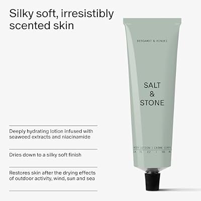 Salt & Stone Hydrating Gel Body Wash + Body Lotion | Bergamot & Hinoki