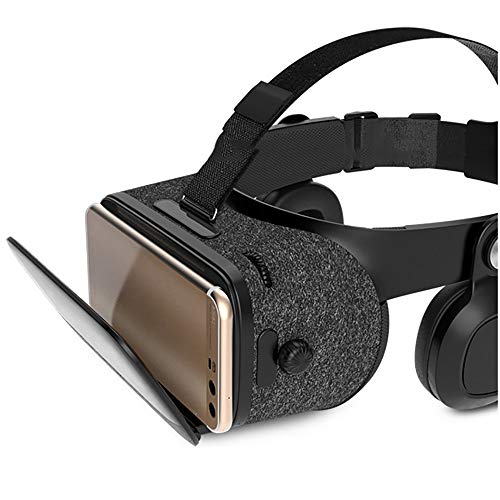 Auriculares 3D VR, Auriculares De Realidad Virtual, Adecuado para TeléFonos Inteligentes, Espuma Suave para La Piel con Diadema Suave, ÁNgulo De VisióN De 120 °,A Cover