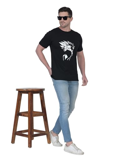 Image of Naruto Pure Cotton Round Neck T Shirt for Men