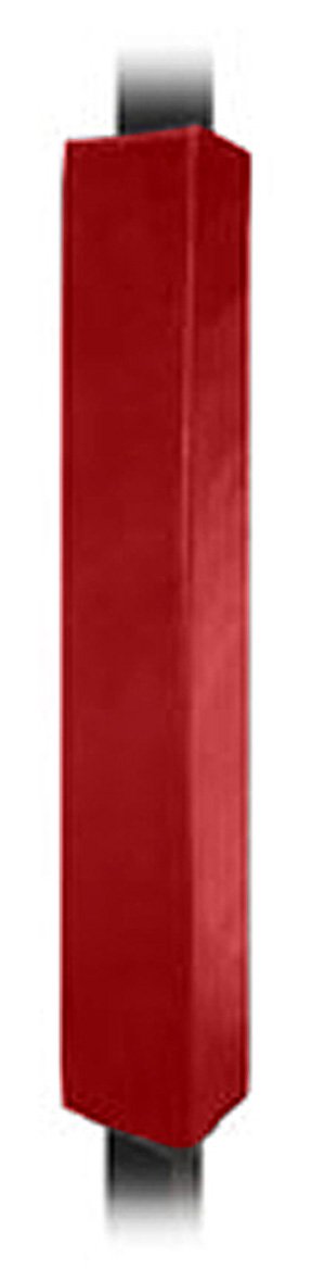 First Team FT80P Foam-Vinyl Premium Pole Pad for 6 x 8 in. Square Poles44; Scarlet