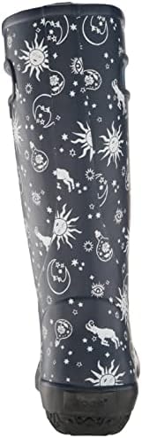 Bogs Womens Rainboot Waterproof Boot Rain, Astro Print-Navy, 8 | Image 2