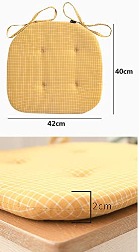 Cojines para sillas de patio cómodos que no se escurren acolchado de esponja densa en forma de D 3