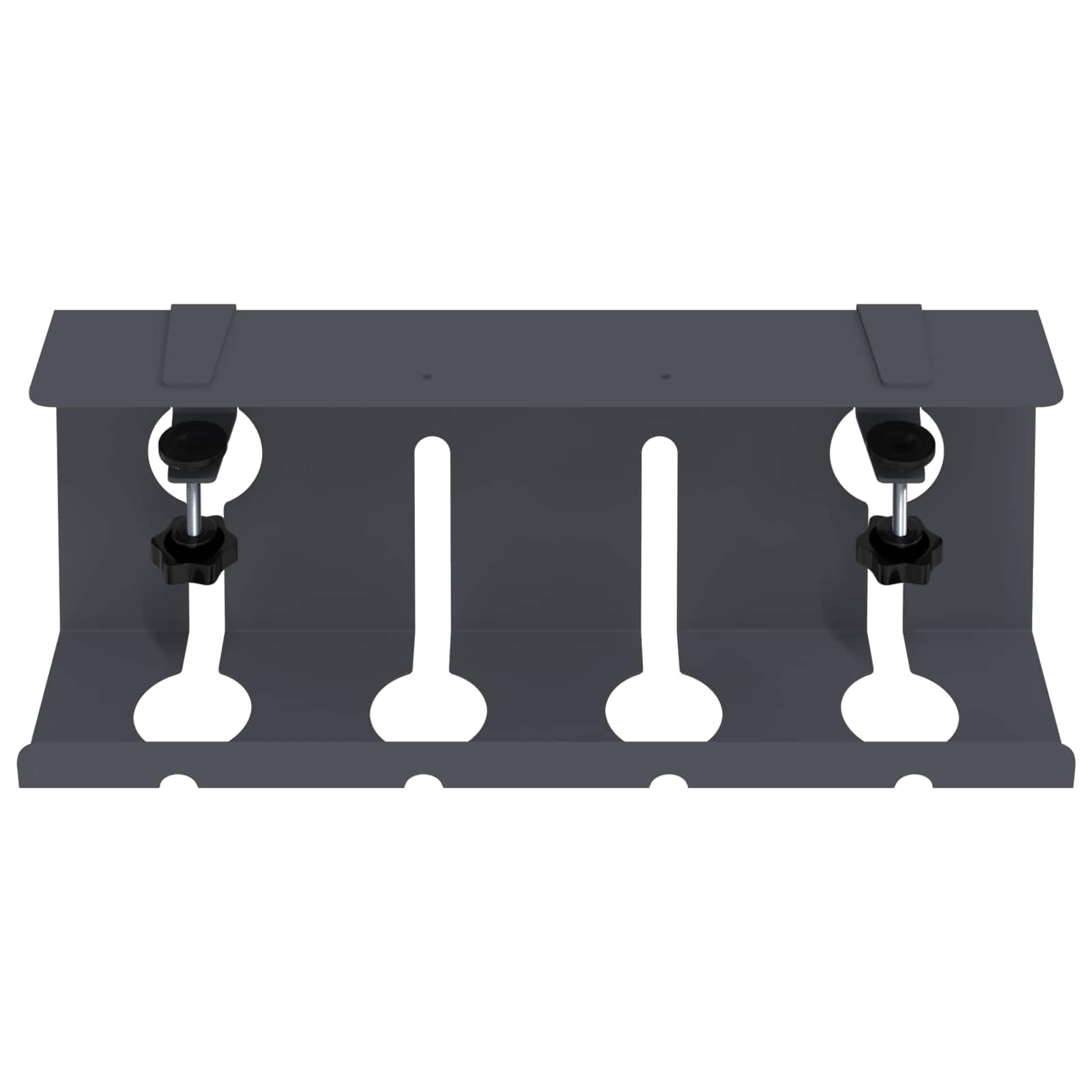 Plateau de Gestion de câbles sous Le Bureau 2 pc Anthracite,Chemins de câbles,8007571