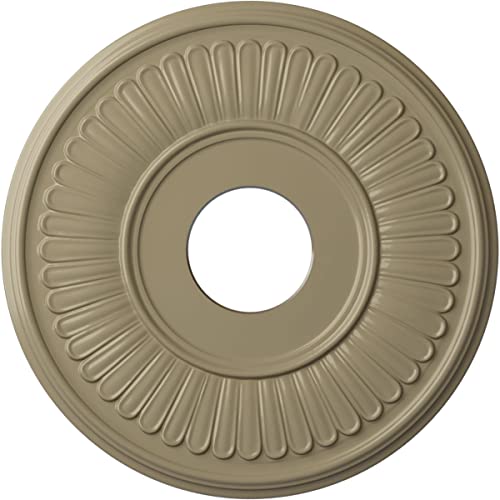 Image of Ekena Millwork CM15BEGDF 15 3 /4 inchOD X 3 7 /8 inchID X 3 /4 inchP Berkshire Ceiling Medallion Fits Canopies Up to 7 inch, Gobi Desert