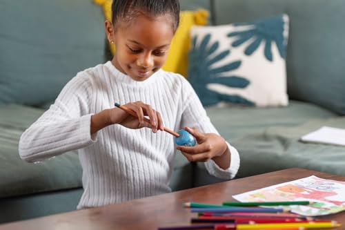 Maped - Set mit 4 Anspitzern von Iglu, 1 Loch mit transparentem Behälter, Schulbedarf für Kinder, ergonomisch und kompakt, 2 blau & 2 gelb