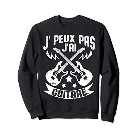 J'Peux Pas J'ai Guitare Sweatshirt BK Cover