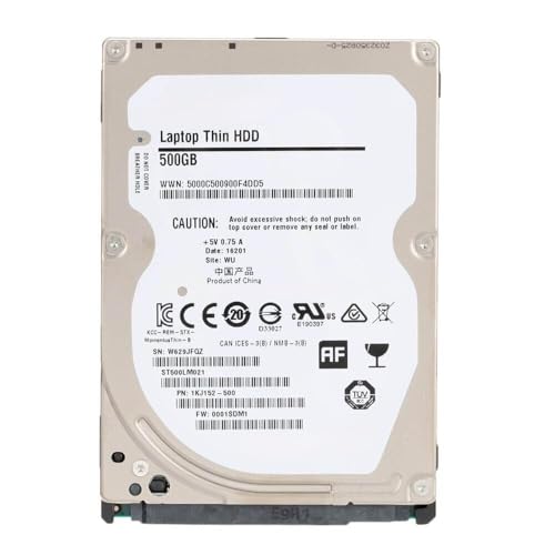 Image of 500GB Laptop Internal Hard Drive - 2.5 inch SATA 6 Gb /s, 5400 RPM, 128MB Cache, for Notebook & Laptop Computer (Internal HDD)