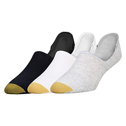 Gold Toe Men's Micro Flat Oxford No Show Socks, 3 Pairs