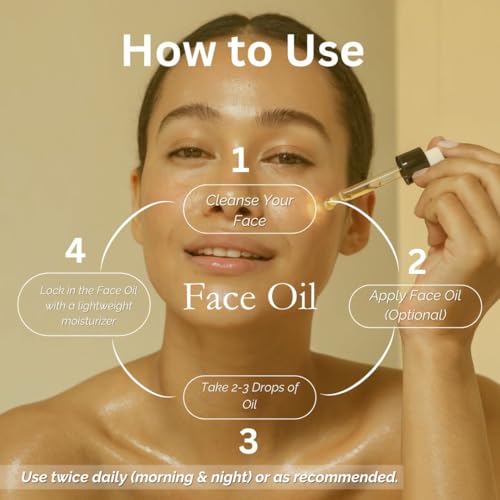 Image of khadi 24K Gold Face Oil Serum, Anti-Aging & Brightening with Vitamin E, Lightweight & Non-Sticky, 30ml