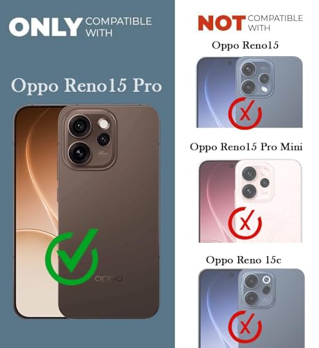 Image of Jkobi Rubberised Back Cover Case for Oppo Reno15 Pro 5G | Oppo Reno 15 Pro 5G (Textured Grip Design | Micro-Fiber Cloth Inside | Slim and Light Weight | Soft Touch and Feel)