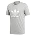adidas Originals Men's Tops | Trefoil Tee, Medium Grey Heather, X-Large