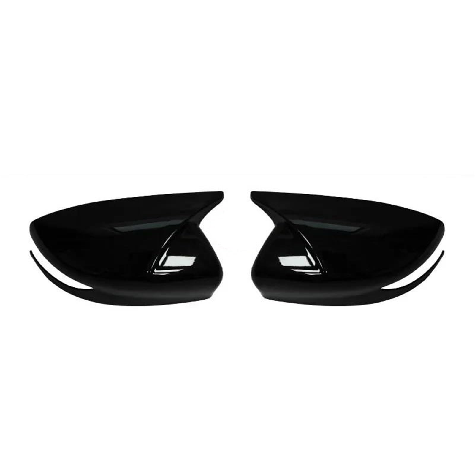 Car Side Wing Rearview Mirror Cover Cap Sticker Trim for Nissan for Altima 2013-2018 for Sentra for Sylphy for Maxima YIJIAVSX(Bright Black)