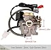 GY6 50cc Carburetor for 49cc 50cc Scooter Moped Carburetor, 139QMB High Performance 4-Stroke Carb with Intake Manifold, Fits PD18J Engine