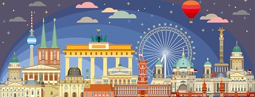 Ravensburger - Puzzle 1000 pièces - Une Nuit à Berlin