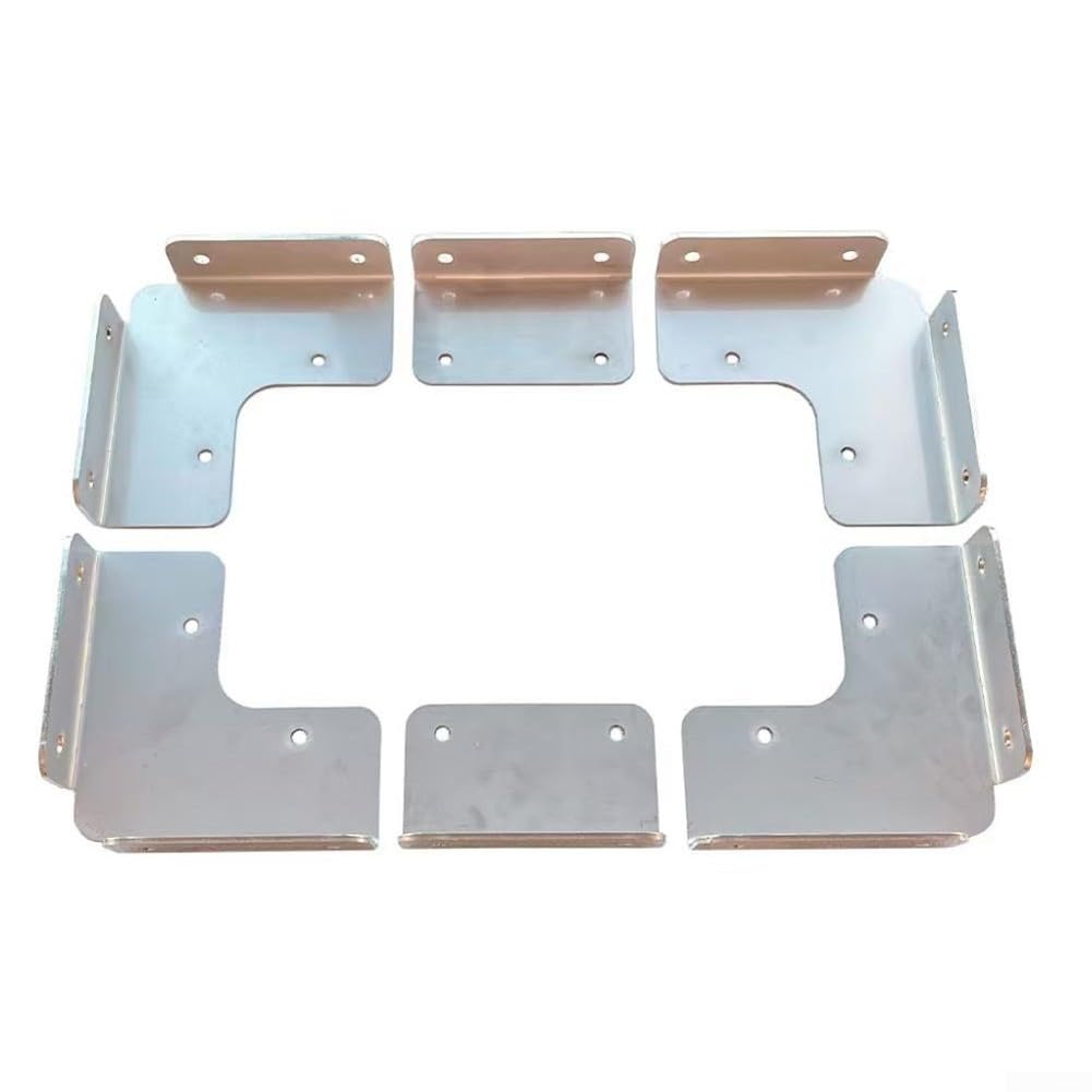 Staffa di montaggio per pannello solare in acciaio inossidabile 304, regolabile per pannelli da 30/33/35/40 mm, kit di hardware per barca, camper e yacht