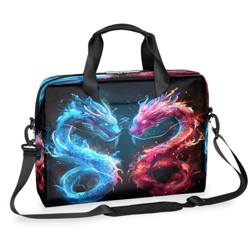 Bolso Abstract Blue Dragon para laptop 16 pulgadas impermeable miniatura 1