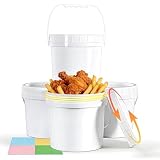 UMETASS 1 Gallon Bucket 4-Pack