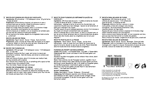 Ibili 783450 - Schimmel voor 8 ijs, roze - Afbeelding 8