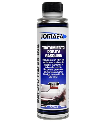 JOMAFA Tratamiento antihumo y emisiones ADITIVO PRE-ITV Gasolina, 300 ml