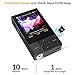 HIDIZS AP60 Ⅱ Hi Res Music Player, Bluetooth MP3 Player Portable Lossless Hi-Fi Digital Audio Player Support Aptx/FLAC/DSD/AAC with SD Card Slot (Black)