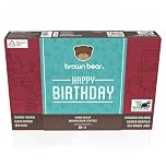 Strong Dark Roast Espresso Happy Birthday Coffee Beans Taster Gift Set For Coffee Lovers - 6 Brown Bear Blends In 1 Bday Selection Pack – For Men & Women – Strength 5 Brown Bear