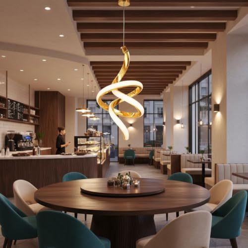 Image of BrightLyt LED Hanging Lights for Living Room /Bedside, Pendant Lights for Ceiling of Kitchen Island, Hanging Lights for Home Decoration /Dining Area /Cafe (Pack of 1)