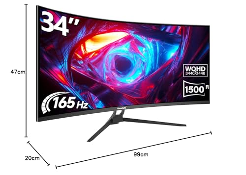 Gawfolk Gawfolk 34 Inch Ultrawide Curved Gaming Monitor GF340C の商品画像 7