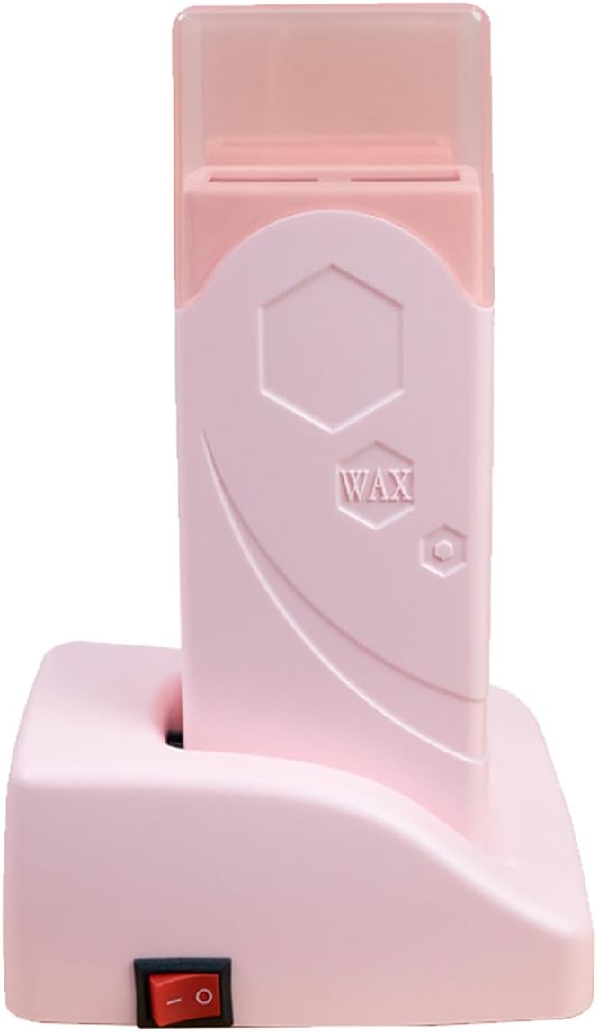 Roll on Wax Kit for Hair Removal, Waxing Kit for Sensitive Skin, Honey Roll On Wax Warmer Kit for Body, at Home Portable Wax Heater Machine for Men and Women (f-WAX Roller kit)