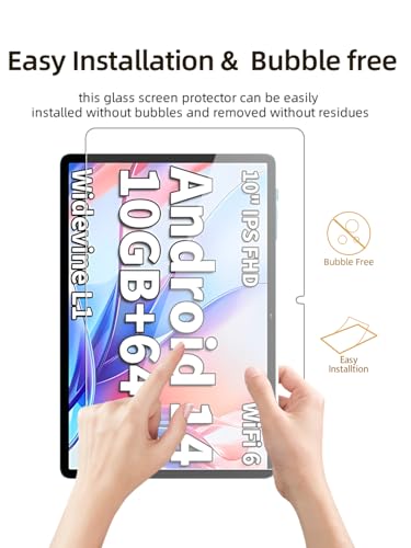 Protector de pantalla vidrio templado para TECLAST P30 10 pulg miniatura 3