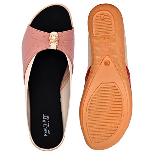 Image of HEALTH FIT Ortho & Diabetic Soft Women's Slippers