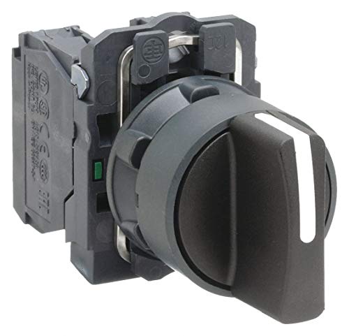 Schneider Electric Non-Illuminated Selector Switch, Size: 22mm, Position: 3, Action: Maintained/Maintained/Maintain