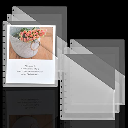 Intercalaires discbound taille 6 avec pochette double pour carnet de notes