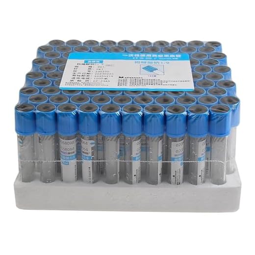 Tubos de extracción de sangre al vacío, tubos desechables de presión negativa, anticoagulación de citrato de sodio, 100 unidades (3 ml, 5 ml, 10 ml)