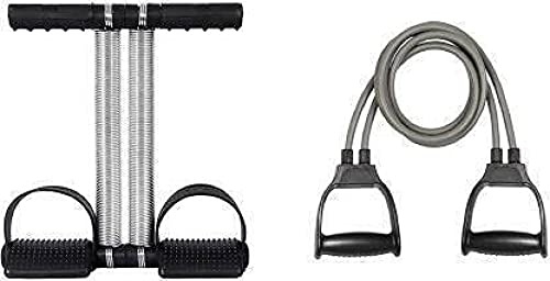 VIRTUAL WORLD Double Spring Tummy Trimmer with toning tube for Men and Women Gym & Fitness Kit (B09929ZJK9) Amazon Price History, Amazon Price Tracker