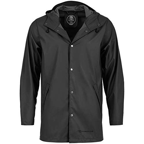 Lighthouse Jacket Noir Highlander restez au sec sous la pluie battante - 4