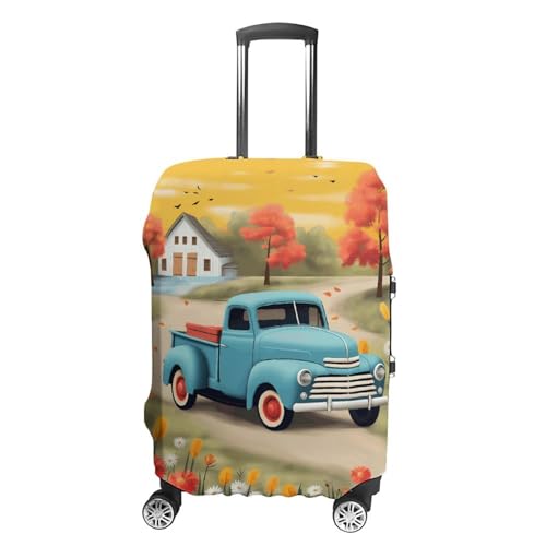 Travel Luggage Cover Washable Suitcase Cover Pickup Truck Fashion Suitcase Protector Carry On Luggage Covers Protector Suitcase Fits 19