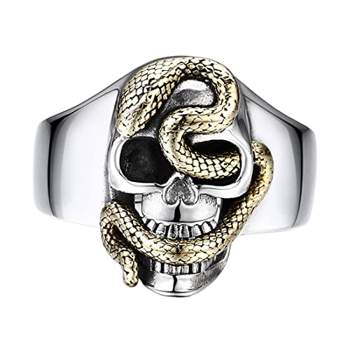 Bague homme tête de mort argent 925 pour un style motard rock au quotidien