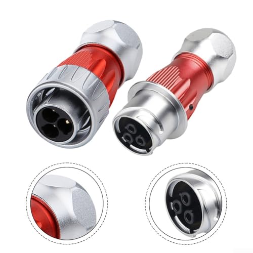 Conector impermeable DH-24 IP68 de 3 pines con terminal de tornillo para maquinaria industrial 3