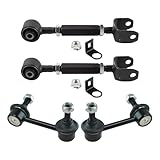 TRQ Rear Suspension Kit Control Arm Sway Bar Stabilizer Link Compatible with 2007-2016 Honda CR-V