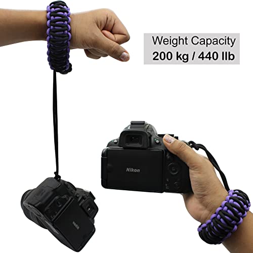 Image of Paracord Wrist | Camera Strap for Robust Hand Grip To Hold All DSLR Camera | Heavy gear | Binocular DCobra