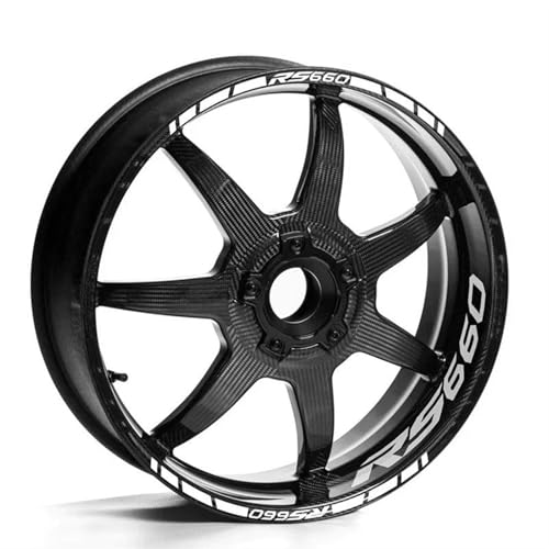 YOUZKA Felgenband Motorrad Racing Ausrüstung Rad Reifen Felge Dekoration Klebstoff Reflektierende Aufkleber Aufkleber Für Aprilia RS660 RS 660(Color10)