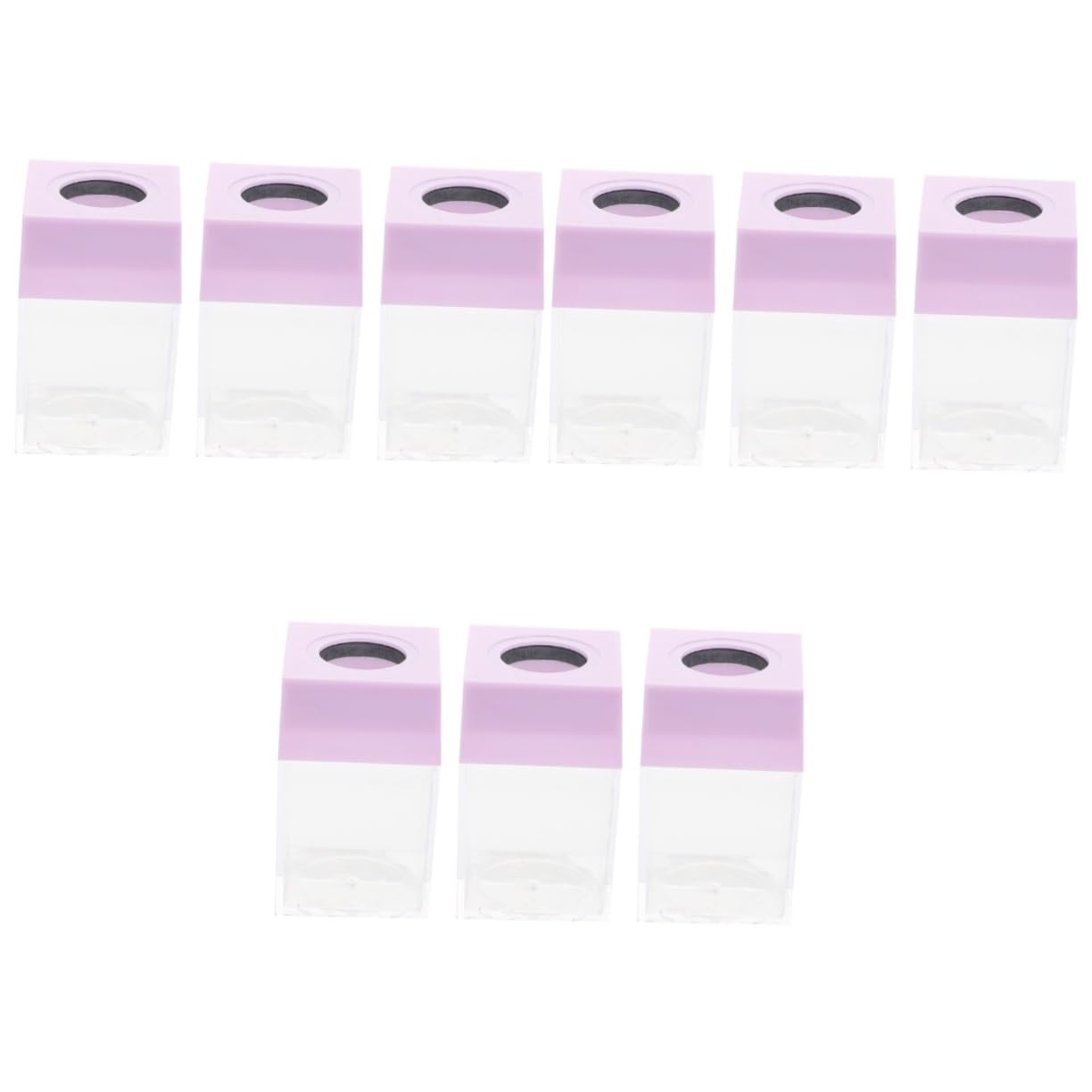 Lurrose 9pezzi Contenitori Magnetici Per Graffette Organizer Per e Scuola Portagrafette Macaron