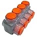 Morris 97496 Clear Insulated Multi-Cable Connector - Single Entry 4 Port 350-6, 5-Pack