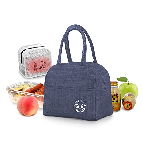 JEEZAO Bolsa Termica Porta Alimentos 6L,Bolsa Nevera Refrigeradora,Llevar Almuerzo para Playa,Oficina,Trabajo,Viaje,Escuela
