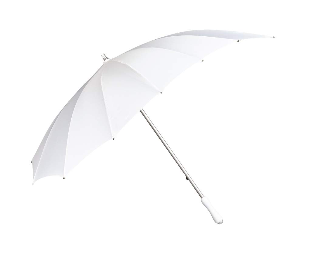 VON LILIENFELD Parasol damski parasol przeciwsłoneczny dla panny młodej parasol weselny serce biały